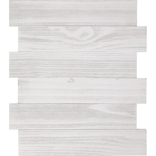 Hampton Art&#x2122; 16&#x22; x 20&#x22; Whitewash Offset Wood Panel
